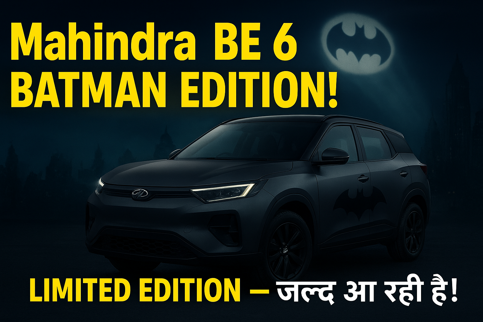 MAHINDRA B6 BATMAN EDITION01